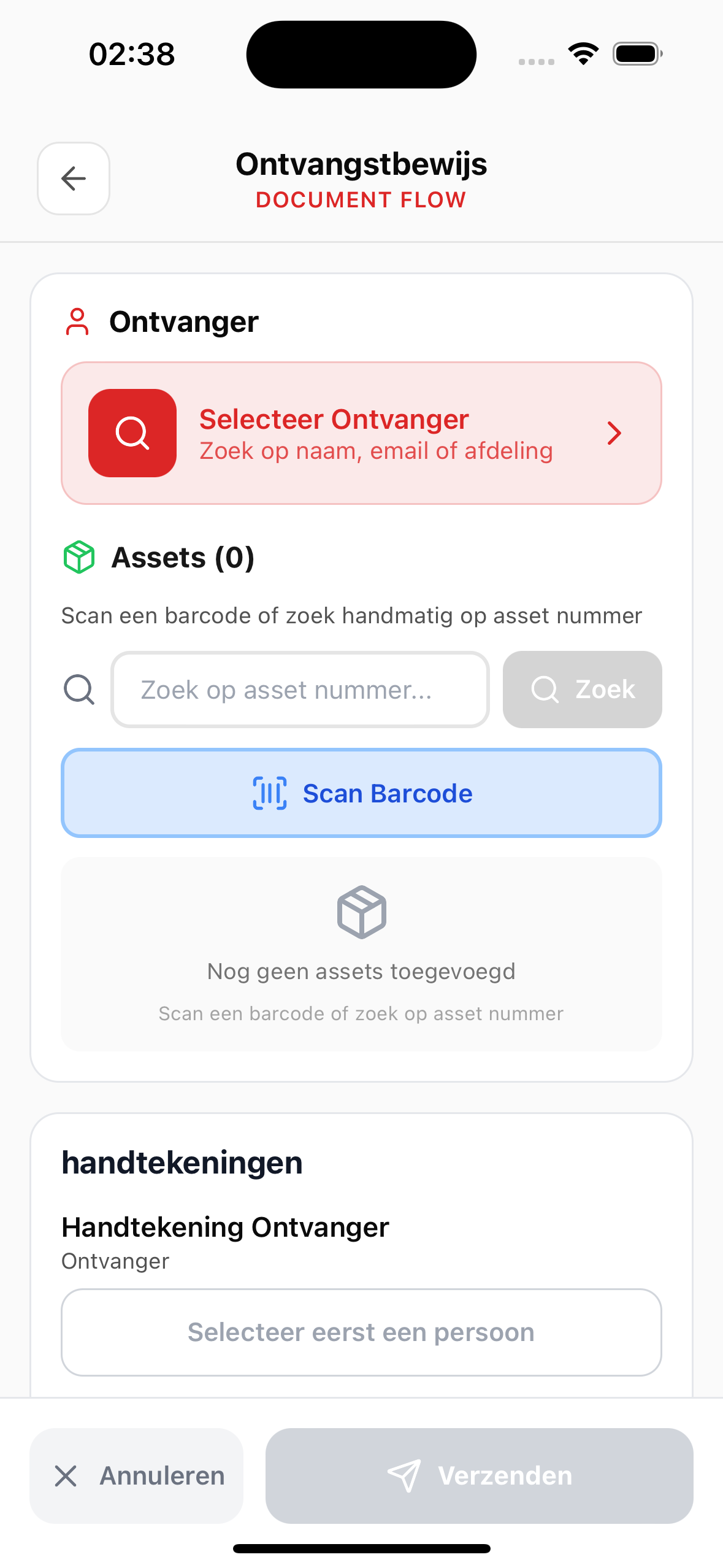 TOPdesk Digital Signatures - Document Flow